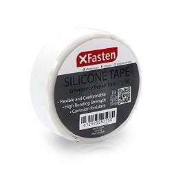 XFasten Silicone Self Fusing Tape 1-Inch x 36-Foot (Clear)