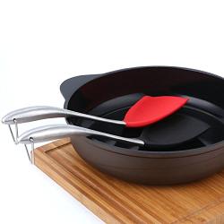 LexBu Kitchenware Spatula Silicone Stainless Steel Turner Random Color