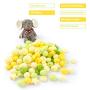 100pcs Silicone Teether Beads Food Grade Beige Series Nursing Accessories Yellow Series DIY Necklace/Bracelet Baby Pacifier Chain Jewelry Teething Toys Infant Gifts