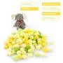 100pcs Silicone Teether Beads Food Grade Beige Series Nursing Accessories Yellow Series DIY Necklace/Bracelet Baby Pacifier Chain Jewelry Teething Toys Infant Gifts
