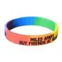 Reminderband Silicone Wristbands - 100 Pack - Personalized Customizable Rubber Bracelets - Customized for Motivation, Events, Gifts, Support, Causes, Fundraisers, Awareness - Men, Women