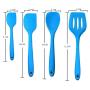 DUDDP kitchen utensil set Silicone Kitchenware 10Pcs Set,Heat Resistant Non Stick Kitchen Utensils Baking Tools Cooking Utensils Gadgets Cookers, Non-Stick Heat Resistant for Cookware