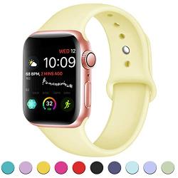 DaQin Band Compatible with Apple Watch 38mm 40mm 42mm 44mm for Women and Men, Sport Replacement Wristbands for iWatch Series 5 Series 4 Series 3/2/1, S/M, M/L