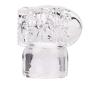 Massager Attachments, Massager Accessories Attachment Silicone- Two Different Styles (Clear)