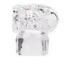 Massager Attachments, Massager Accessories Attachment Silicone- Two Different Styles (Clear)