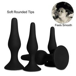 4Pcs Perfect Size Feeling Comfortable Silicone But.t Training Plùgs Toys Beginner Starter Set (4PCS)