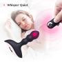 Male Massager Toy with Wireless Remote Control, 10 Stimulation Patterns USB Rechargeable Massager Silicone Vibrating, Waterproof