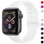 TIMTU Sport Band Compatible with Apple Watch Band 40mm 38mm 42mm 44mm, Soft Silicone Strap Replacement for Apple Watch Series 5 4 3 2 1 for Women/Men