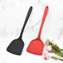 Kitchenware Set, Silicone Heat-Resistant Kitchen Cooking Tools Non-Stick Shovel Spoon Colander Household 5 Piece Set, red