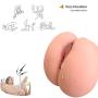 Xingjo Realistic Pussy Ass and Silicone Vagina Butt Anal Adult Products Sex Toys with 2 Hole for Men Masturbation,3D Realistic Lifelike Sex Toys Doll Torso Male,Vagina Sex,Intelligent Voice Function