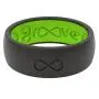 Groove Life - Silicone Ring for Men and Women Wedding or Engagement Rubber Band with Lifetime Coverage, Breathable Grooves, Comfort Fit, and Durability - Original Solid