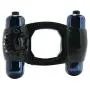 Black Stretch Dual Motor Double Bullet Enhancer Ring Couple Toys