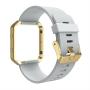Simpeak for Fitbit Blaze Bands with Frame, Silicone Replacement Band Strap with Frame Case for Fit bit Blaze Smart Fitness Watch, Small/Large