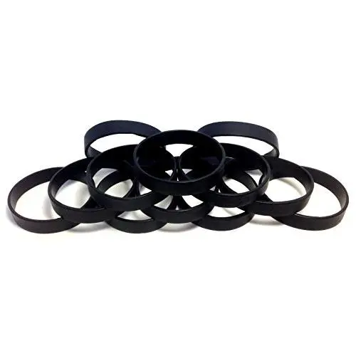 TheAwristocrat 1 Dozen Multi-Pack Blank Wristbands Bracelets Silicone Rubber - Select from a Variety of Colors