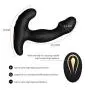 Rechargeable Vibrating Stimulator Plug Multi Stimulation Patterns, Portable Waterproof Postate Massager for Male Wireless Remote Control Silicone Toy