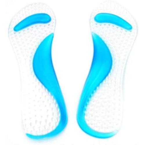 Gel Insoles Women - Orthopedic Arch Support Cushion Insole of Flatfoot Shoe Pad Silicone Gel Insoles Insert Flat Feet Orthotics Foot Care, 1Pair