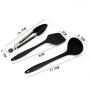 Silicone Kitchen Utensils, 10 Piece Premium Silicone Cooking Set, Heat Resistant and Nonstick Kitchen Utensil Set BPA Free, Dishwasher-Safe, Silicone kitchenware, Dahen