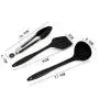 Silicone Kitchen Utensils, 10 Piece Premium Silicone Cooking Set, Heat Resistant and Nonstick Kitchen Utensil Set BPA Free, Dishwasher-Safe, Silicone kitchenware, Dahen