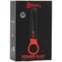 Kink by Doc Johnson - Power Play - Powerful 20 Function Vibrator with Silicone Grip Ring - Quiet Motor, Small Size, Waterproof, USB Rechargeable - Black/Red