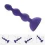 Anales Pugs Beginner for Women and Men Anales Trainer Massage Toy with 10 Frequency Vib- Double Motor - Anales Beads Silicone Trainer Fun Toys for Beginners Purple by ALBK