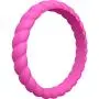 ThunderFit Womens Thin Swivel Rings, 10 Rings / 8 Rings / 4 Rings / 1 Ring - Stackable Silicone Wedding Rings - 2.5mm Wide - 2mm Thick