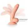 Realistic Ultra-Soft Dildo with Lifelike Cock Penis for Females, LUV-SPOT 7.5 Inch Hands-Free Flexible Adult Sex Toy G- Spot Toys with Strong Suction Cup for Women Anal and Sex Play