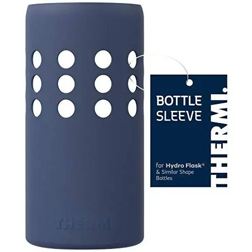 Thermi Protective Silicone Sleeve for Hydro Flask Water Bottles (18oz, 21oz, 32oz, 40oz, 64oz)