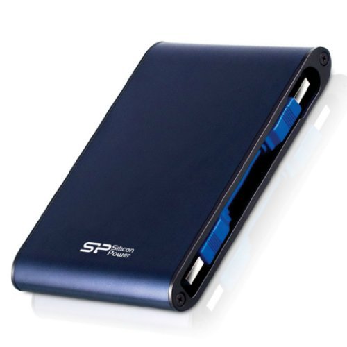 Silicon Power 2TB Rugged Portable External Hard Drive Armor A80, Waterproof USB 3.0 for PC, Mac, Xbox and PS4, Blue