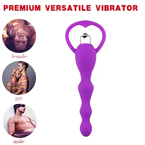 Amal Sexx Toy T-Shirt Anales Trainer Massage Toy - Anales Beads Silicone Trainer - Vib Fun Toys for Beginners and Advanced Users Purple by Teanmy