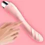 Yuxinger Silicone USB Rechargeable Waterproof Handheld Wireless Thrust Rotating and Powerful 12 Speed Massager USB Charging Mini Purple