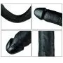 Soft Comfortable Stimulator 18.1 Inch Double Sided Toy Real Feel Soft Flexible Silicone Wand Double Head -D?ld`? Massager for Women