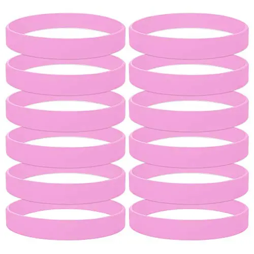 GOGO Wholesale Rubber Bracelets for Kids Silicone Wrist Bands for Events Rubber Bands Party Favors