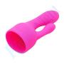 Gigamax- Rabbit Silicone Waterproof Headgear Magic Wand Attachment for Magic AV Wand Massager, Adult Toys for Women