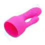 Gigamax- Rabbit Silicone Waterproof Headgear Magic Wand Attachment for Magic AV Wand Massager, Adult Toys for Women