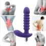 Anales Trainer for Advanced Users T-Shirt Anales Trainer Massage Toy for Unisex-10 Frequency Vib Silicone Waterproof Electric Massager - Male P-rostáte Massager Purple By Teanmy