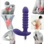 Anales Trainer for Advanced Users T-Shirt Anales Trainer Massage Toy for Unisex-10 Frequency Vib Silicone Waterproof Electric Massager - Male P-rostáte Massager Purple By Teanmy