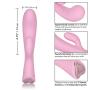 Jopen Amour Silicone Dual G Wand Personal Vibrator, Soft Pink, 8 Inch