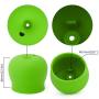 maxin Silicone Sippy Lids Pack of 5, Silicone Spout Makes Cup into Spill-Proof Sippy Cup for Babies and Toddlers FDA Approved.