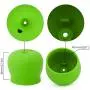 maxin Silicone Sippy Lids Pack of 5, Silicone Spout Makes Cup into Spill-Proof Sippy Cup for Babies and Toddlers FDA Approved.