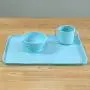 green sprouts Finger Food Platemat | Spacious eating area with raised edges contains messes | Helps develop independent eating skills, Grows with baby, Made of silicone, Dishwasher safe