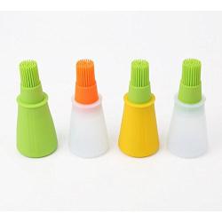 ROPONAN 1 set of 4 pieces Silicone oil bottle brush environmental protection high temperature oil brush silicone kitchenware barbecue painting kitchen utensils and appliances