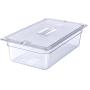 Carlisle 10202B07 StorPlus Full Size Food Pan, Polycarbonate, 6" Deep, Clear