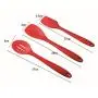 Kitchenware Utensils Set 10 Piece Premium Silicone Heat Resistant Non-Stick Cooking Professional Tools Red Black,Black