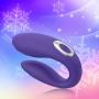 Qhufnng Wand Massager Silent Portable Cute Sucking Adult Toys Powerful Multi-Speed USB Rechargeable Purple