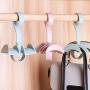 MOVEmen Hooks Multi-Functional Travel Hook Rotatable Tie Scarves Belts Bags Hooks Keychain Hook Umbrella Stand Drain Rack Storage Rack Kitchenware Bathroom Hook Home Decoration Jewelry Stand (Green)