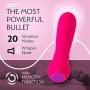 Ultra Bullet Personal Sex Toy Masturbation Device for Women Built-in Function Waterproof Bodysafe Clitoral and Body Massager with 20 Vibration Modes Body Safe Silicone Waterproof