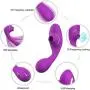 OWJKYT Female Toys Purple Portable Sùcking and Thrusting Clitorial Toys Skin Friendly Silicone Víbratór Gpót Life Waterproof Design