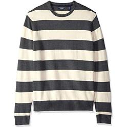 IZOD Mens Newport Stripe 7 Gauge Crewneck Sweater