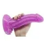 6.9 Inch Realistic Double Layer Silicone Toy with Strong Suction Cup