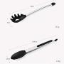 Silicone Cooking Set Of 10 Stainless Steel Handle Kitchenware Set Non-Stick Cookware Cooking Spoon Shovel